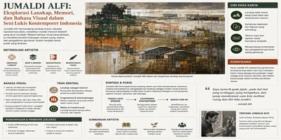 Jumaldi Alfi: Eksplorasi Lanskap, Memori, dan Bahasa Visual dalam Seni Lukis Kontemporer Indonesia