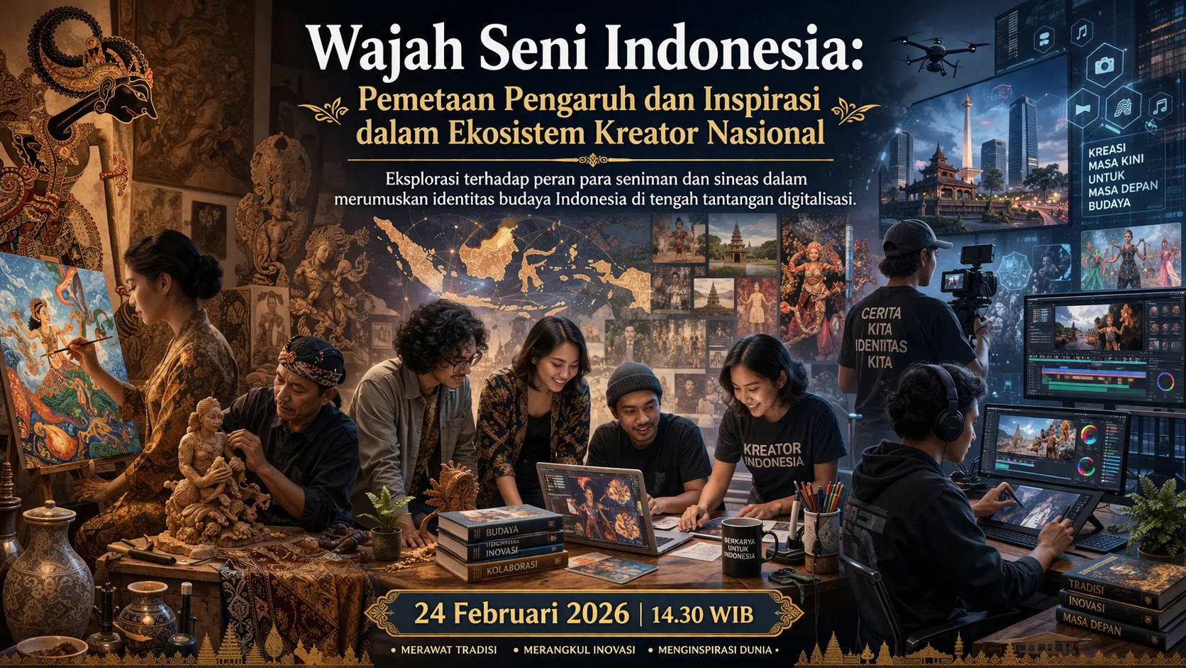 Wajah Seni Indonesia: Pemetaan Pengaruh dan Inspirasi dalam Ekosistem Kreator Nasional